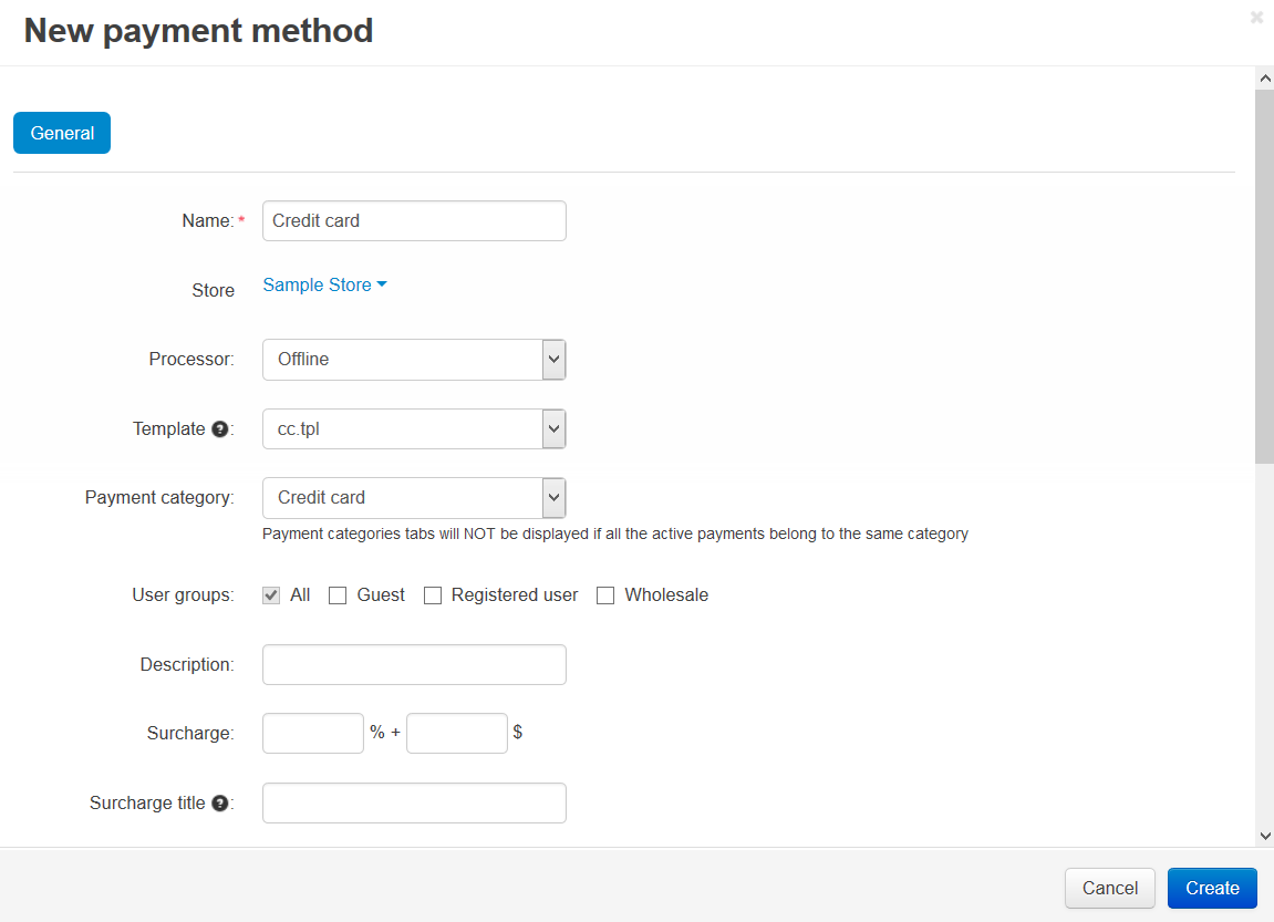 Adding a payment method.