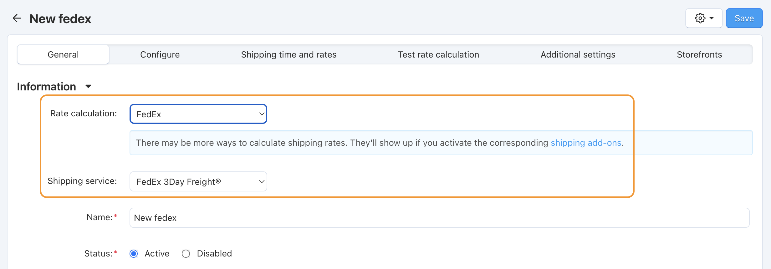 Fedex in CS-Cart