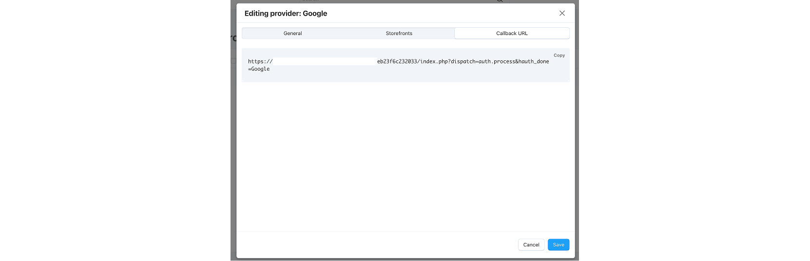 Generate Google API credentials to log in to the CS-Cart store via Gmail.