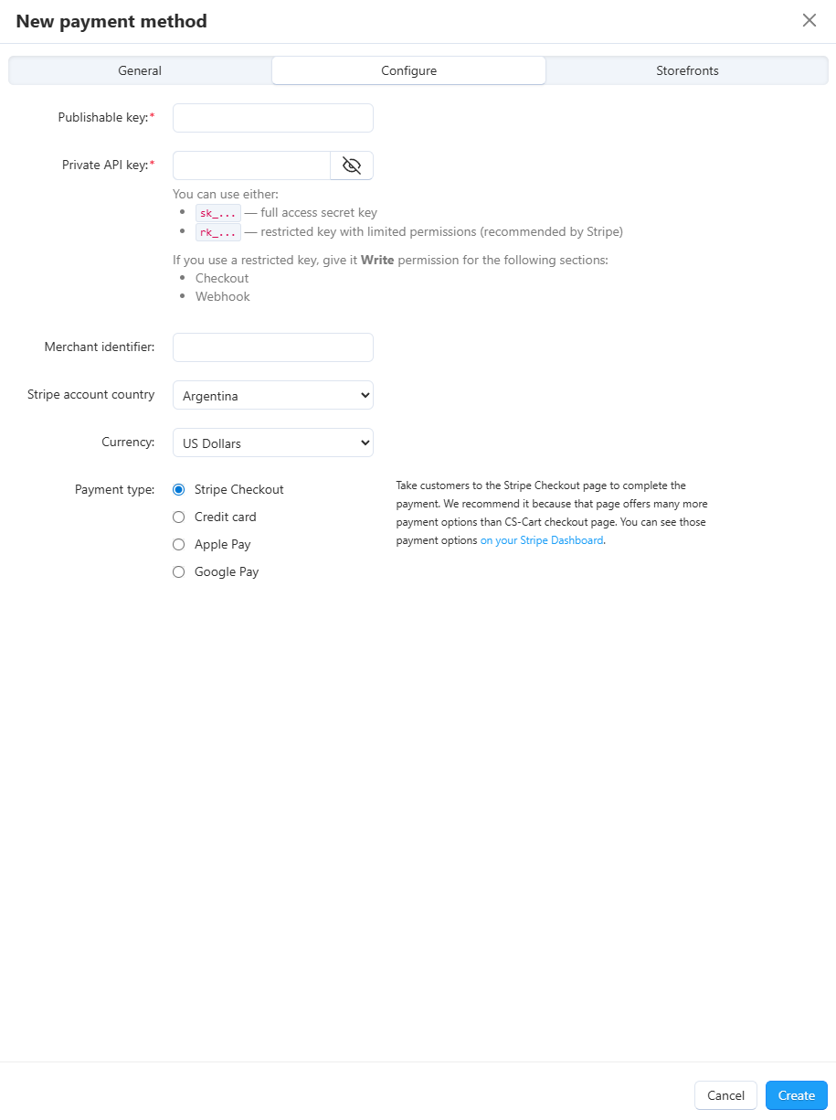 The Google Pay button on the product page added via the Stripe Payments add-on.