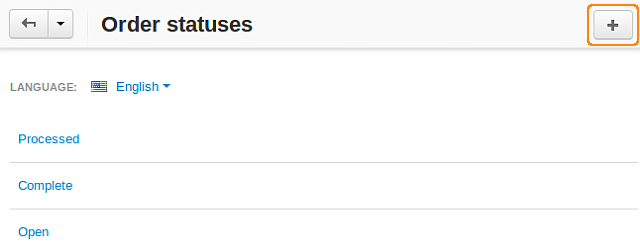 Adding a new order status in CS-Cart.