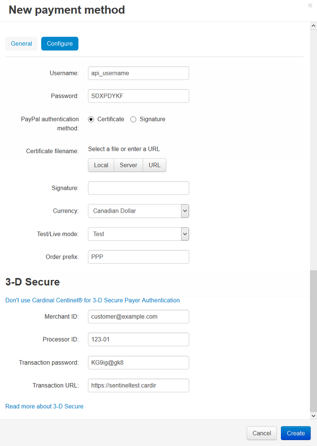 PayPal Pro