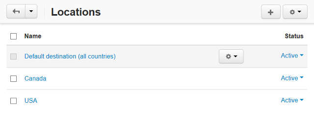 Locations serve for calculation of taxes and shipping rates in CS-Cart and Multi-Vendor.