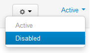 Enable/Disable add-ons
