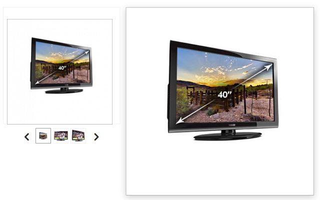 The additional images of a product.