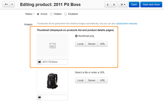 Upload a file