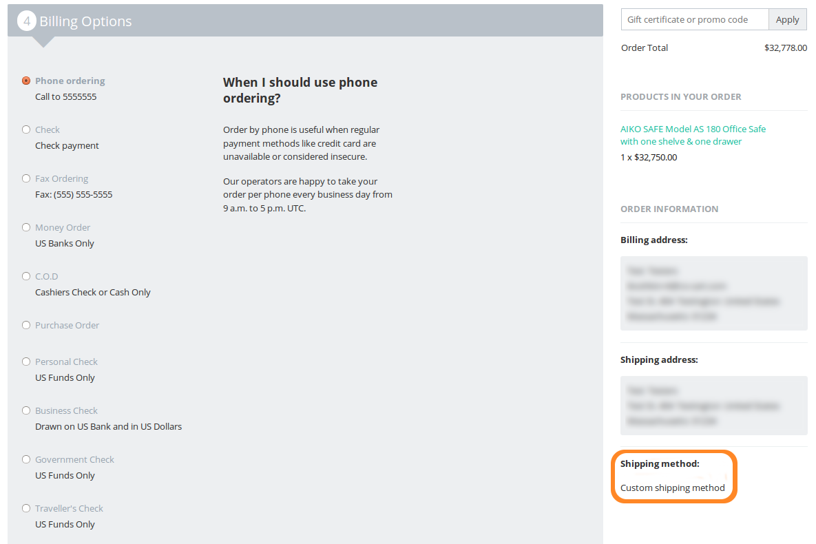 If you don't set up payment dependencies, customers will see all the available payment methods at checkout.