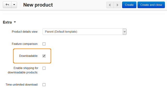 How to make a product downloadable