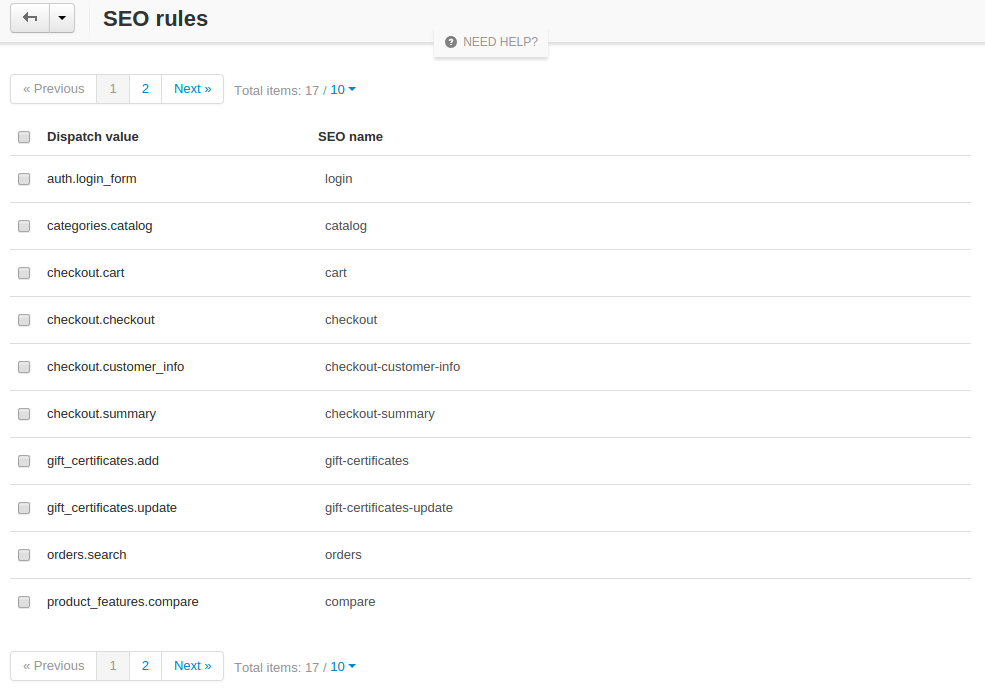 Edit the SEO rules under Website → SEO → SEO rules.