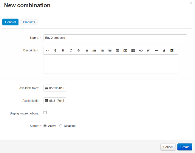 New combination