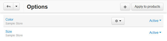 The Options page in CS-Cart