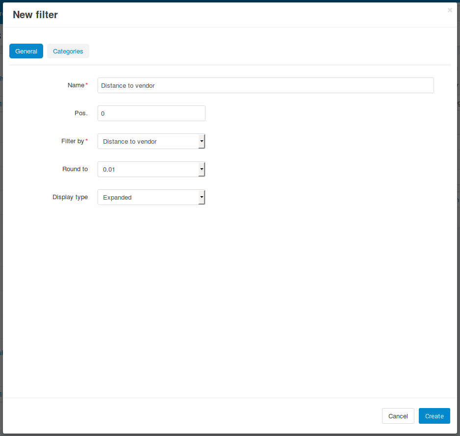 Filtering products by distance to vendor in Multi-Vendor.