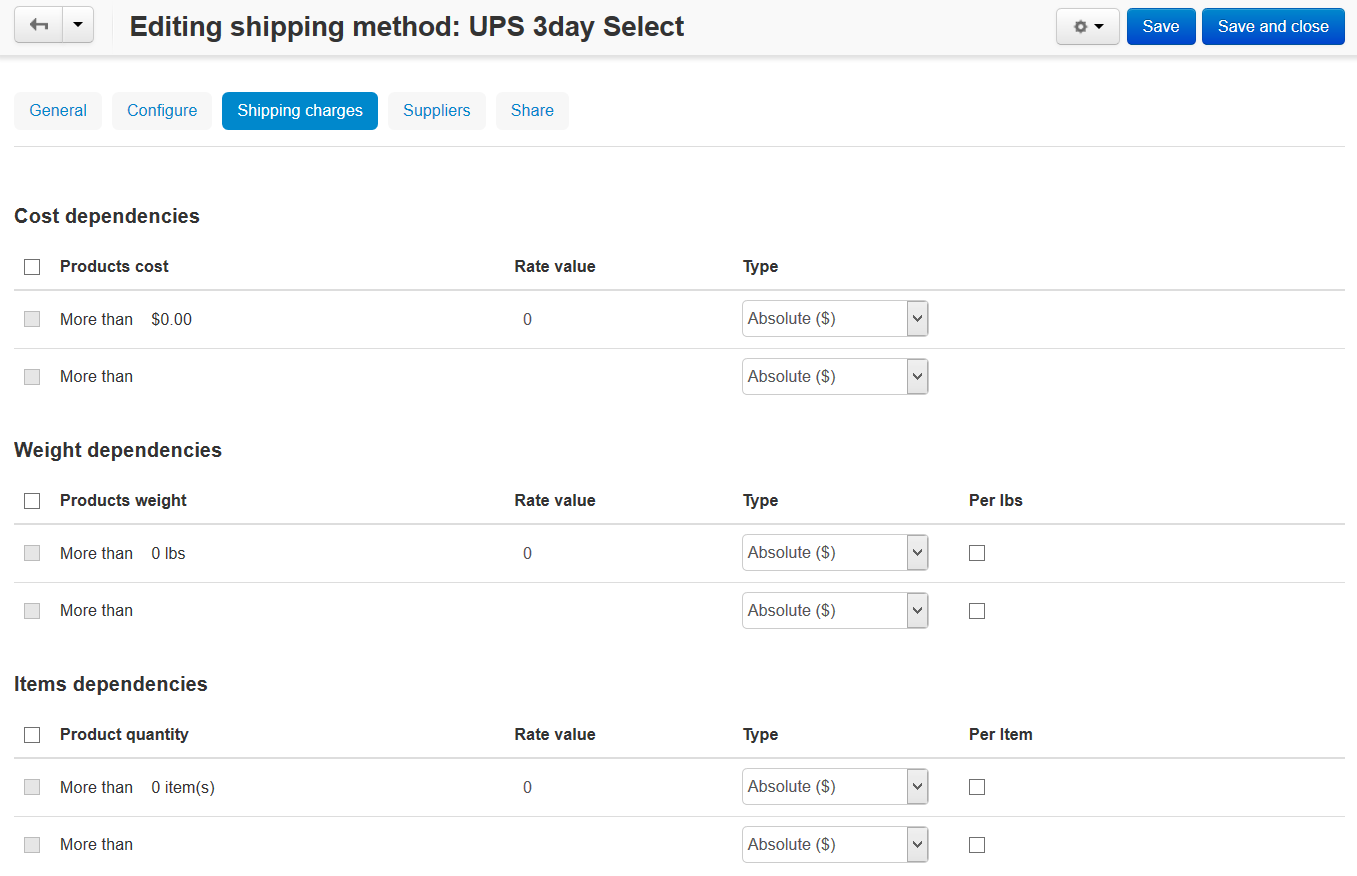 CS-Cart and Multi-Vendor allow you to specify additional charges for real time shipping methods.