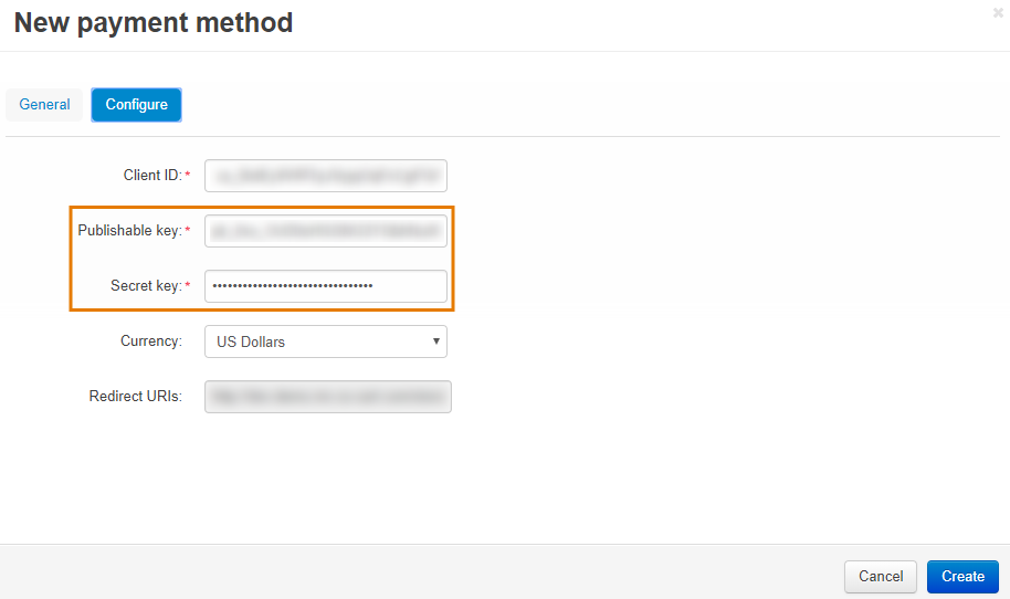 Publishable key and Secret key in Multi-Vendor.