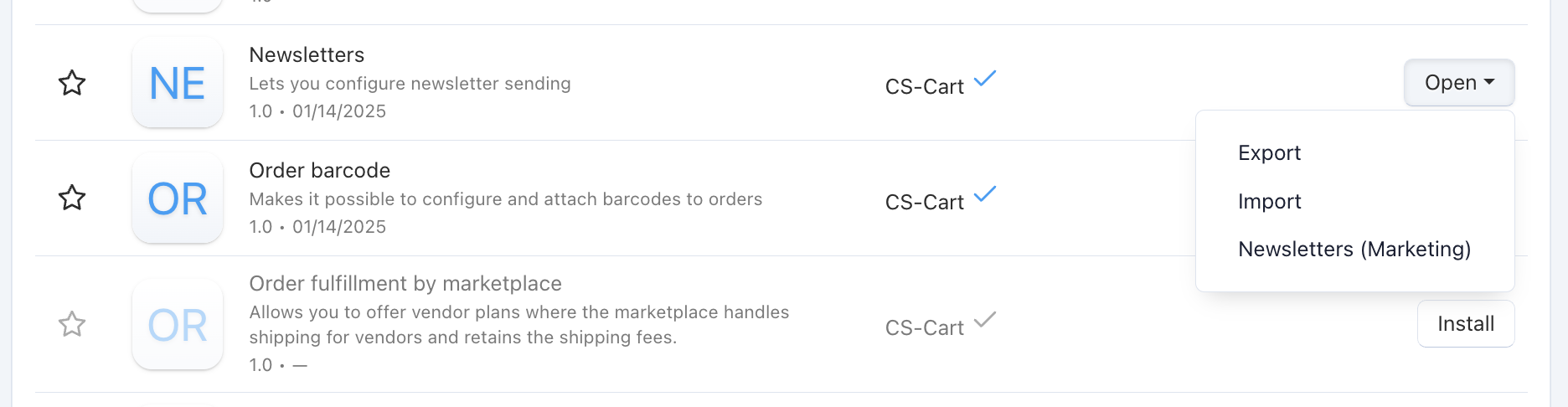 Searching, installation, enabling the add-on, going to the add-on settings.