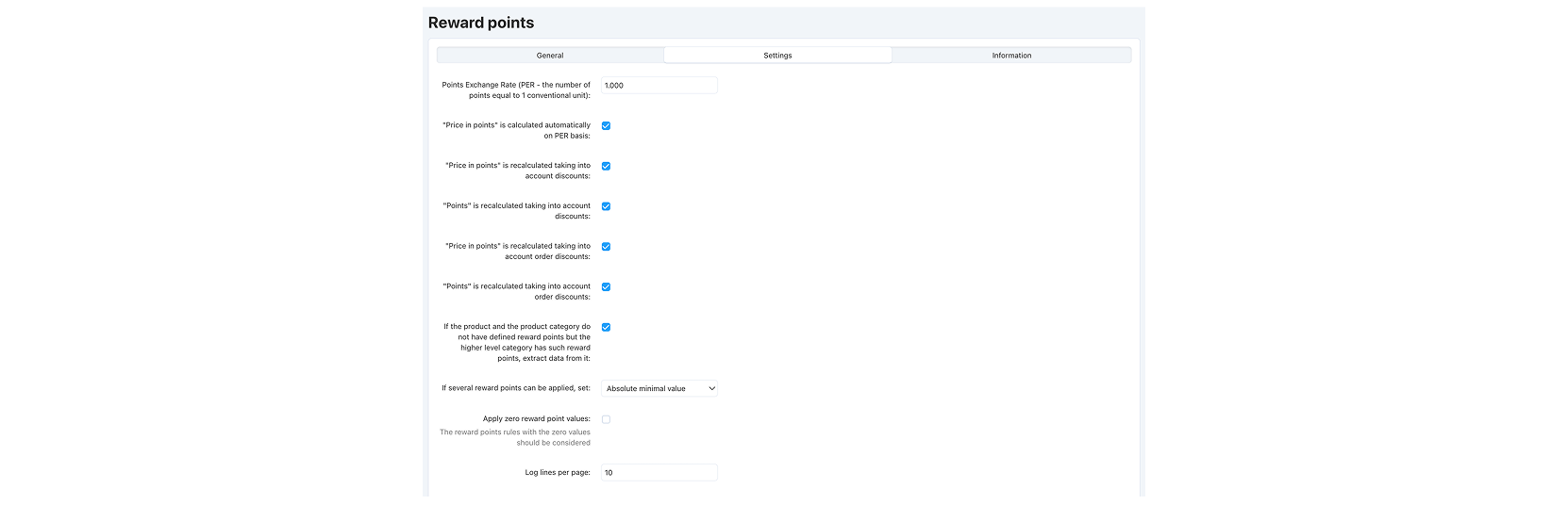 The Reward Points add-on in CS-Cart.